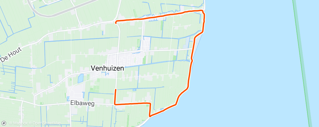 Map of the activity, Ochtendloop