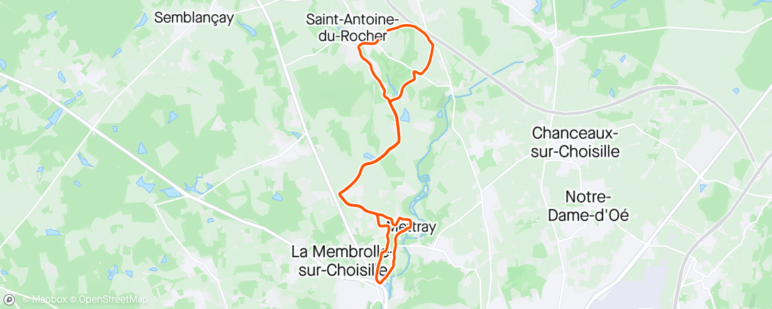 Mapa da atividade, Lunch Run