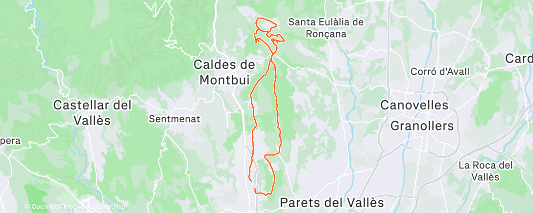 Map of the activity, preparando el camino con algun despiste