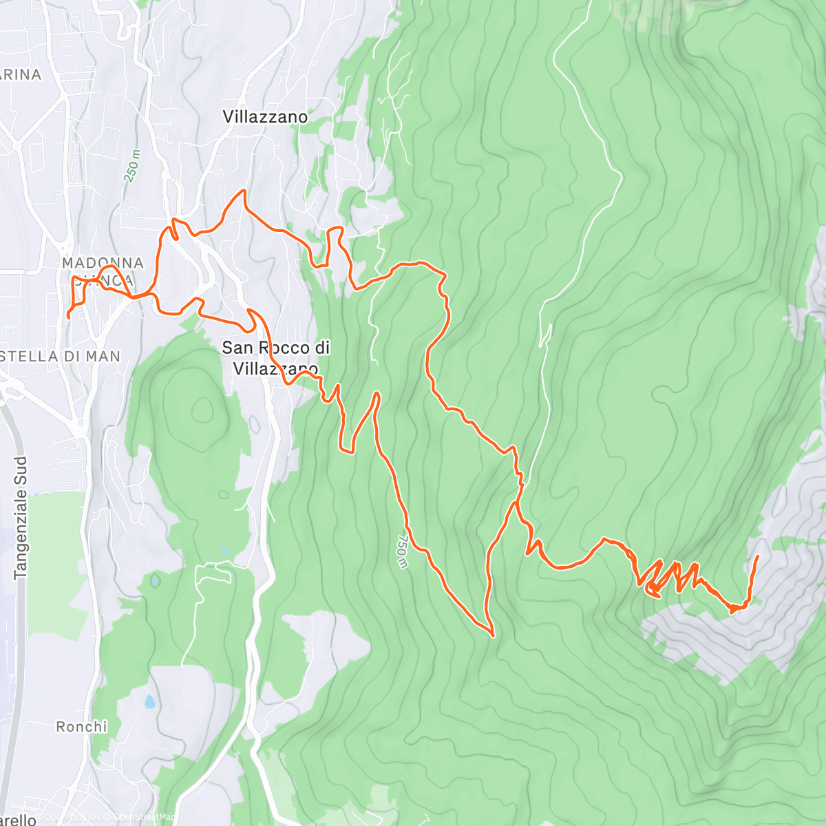 Map of the activity, Marzola ❤️