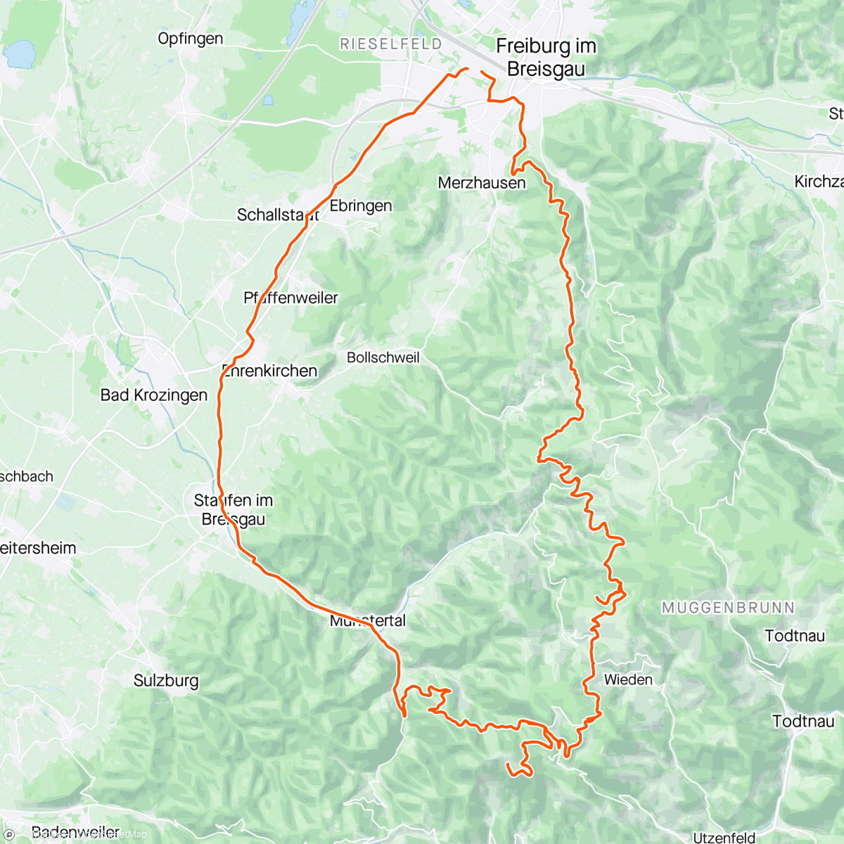 「Nie wieder Schwarzwälder Kirschtorte」活動的地圖