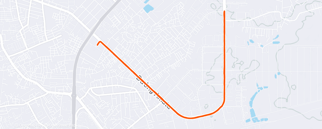 Map of the activity, Chạy ngoài trời