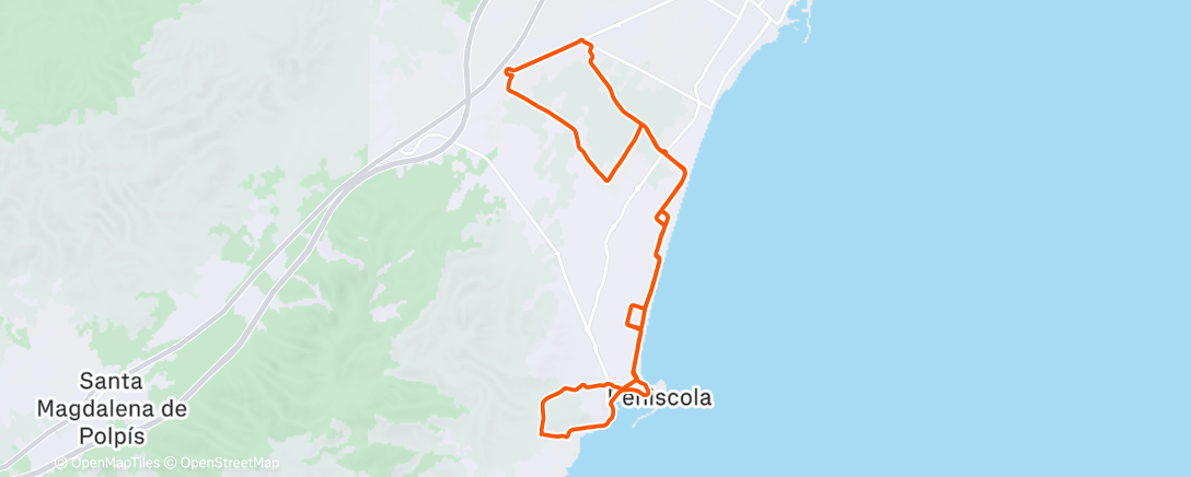 Карта физической активности (Afternoon Ride)