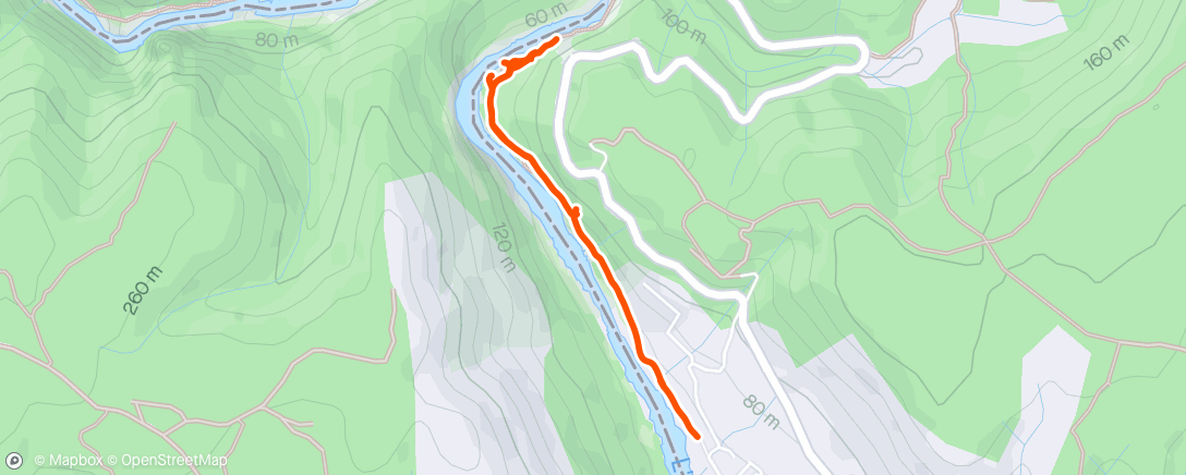 Map of the activity, En suivant l'Ardèche