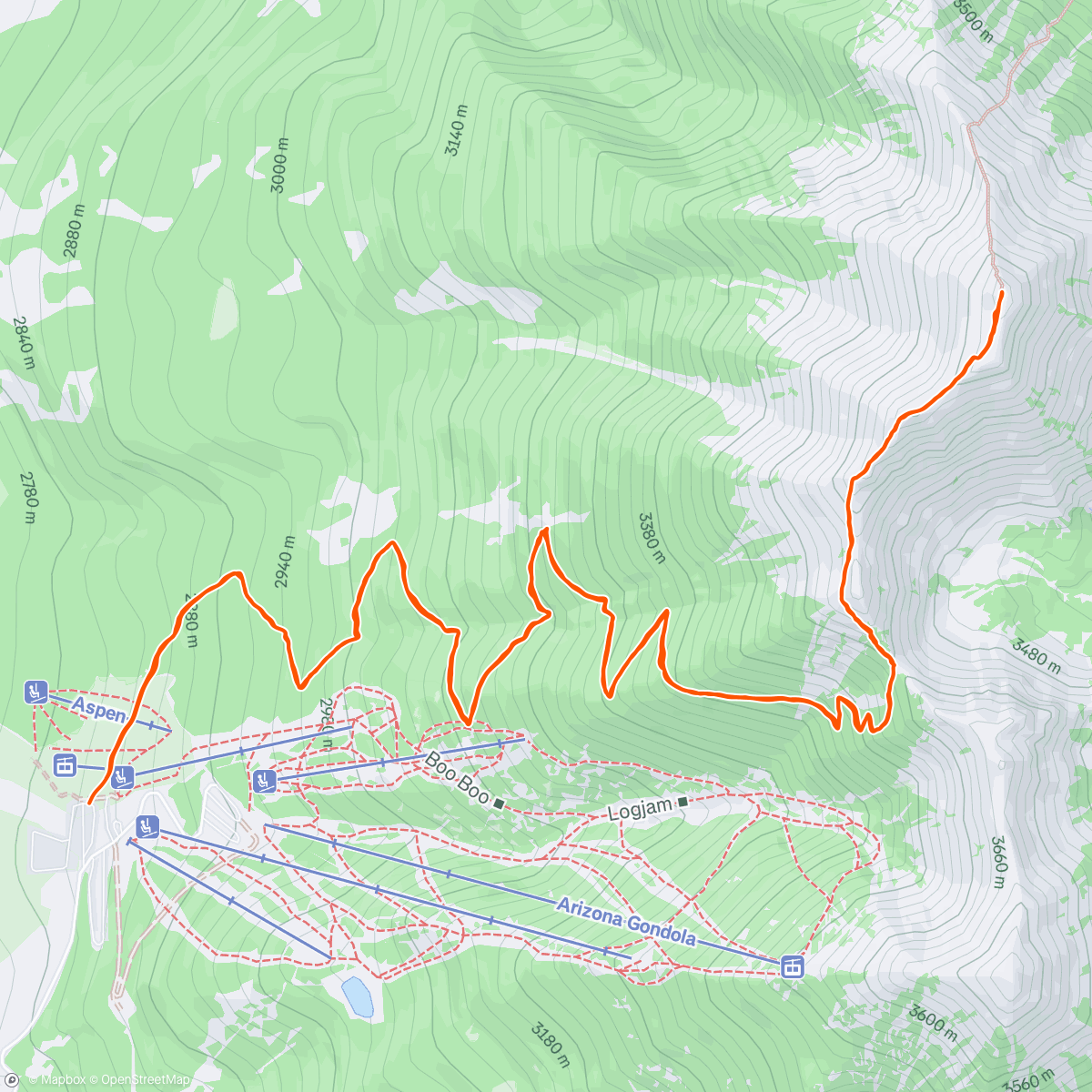 Map of the activity, Humph!