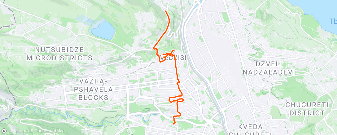 Map of the activity, Lost in Vedzisi 🤦
