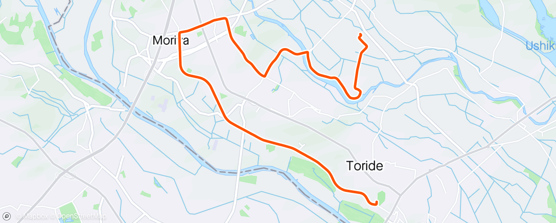 Map of the activity, 2024-04-24Ride