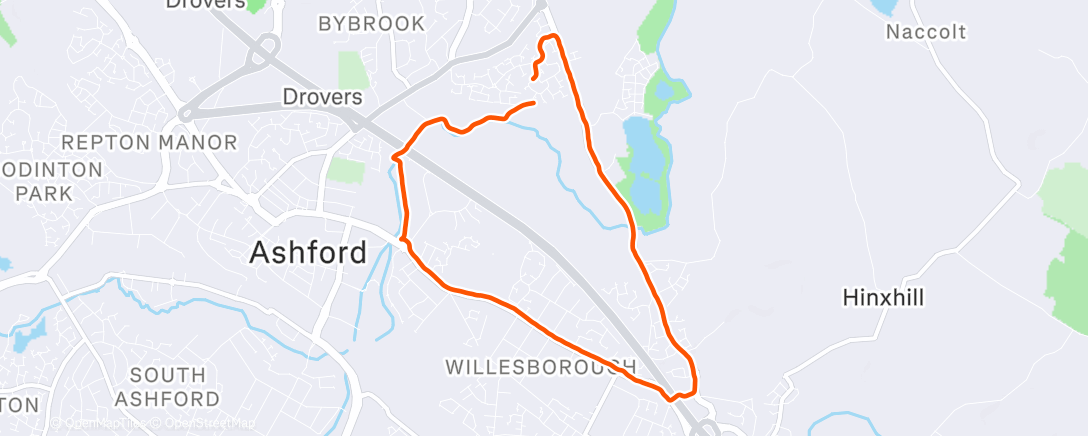 Peta aktivitas, Lunch Run