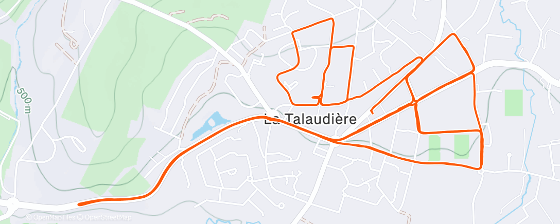 Map of the activity, Les foulées de Noël : 11e, le retour d'abrutiman !