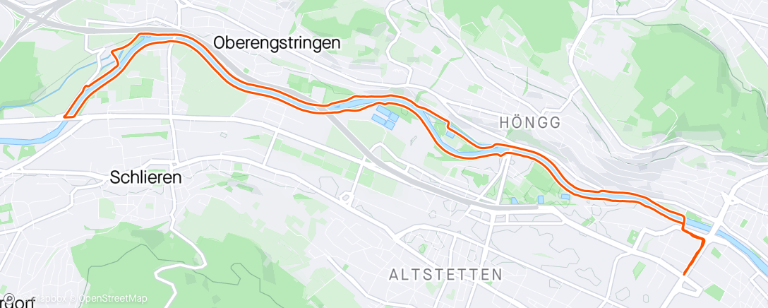Map of the activity, Kloster Fahr 🏃🏼‍♂️