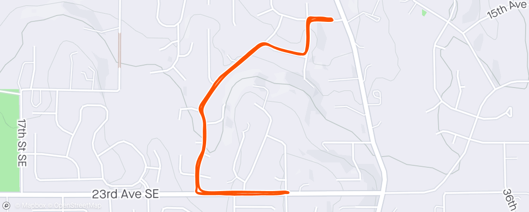Map of the activity, Short Afternoon Ride - A Couple of Hill Repeats