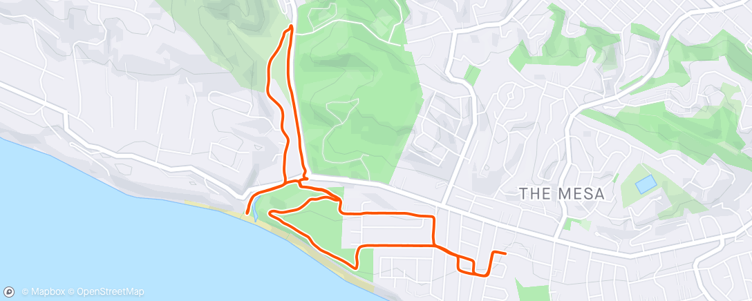 Map of the activity, Might make an attempt to be a more consistent runner again…