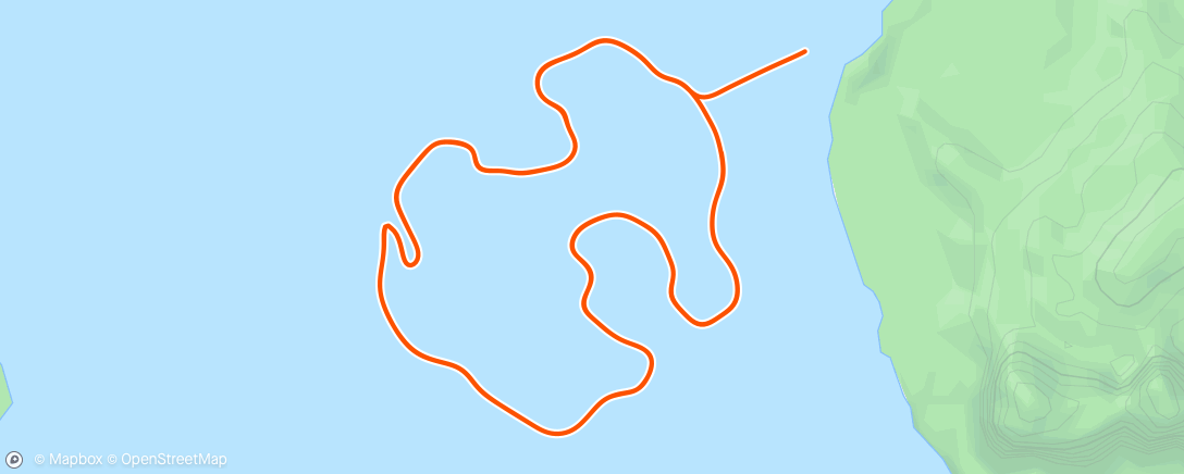 Map of the activity, Zwift - Volcano Circuit CCW in Watopia