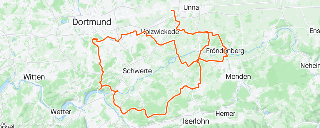 Mapa de la actividad, sightseeing Dortmund