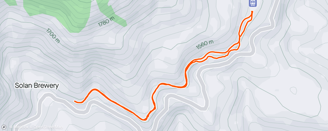 Map of the activity, Morning Ride