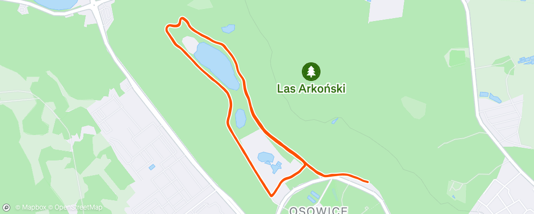 Map of the activity, 1338 - 11 kilometers