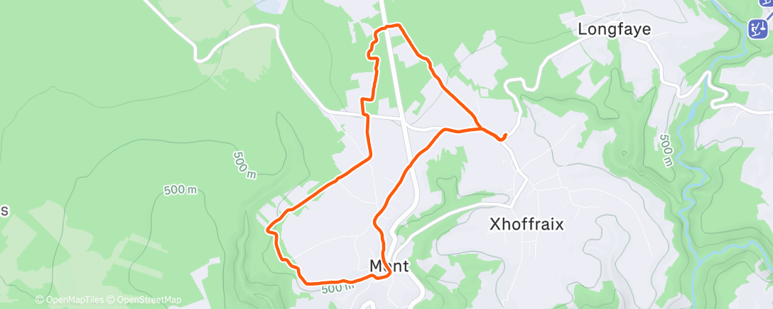 Карта физической активности (Morning Run)