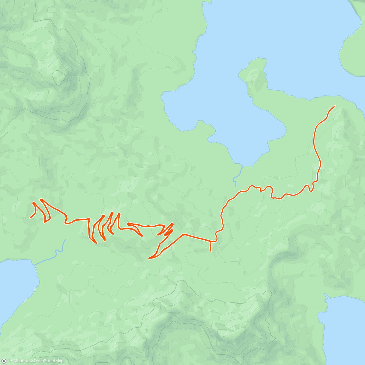 Map of the activity, Zwift - Road to Sky in Watopia