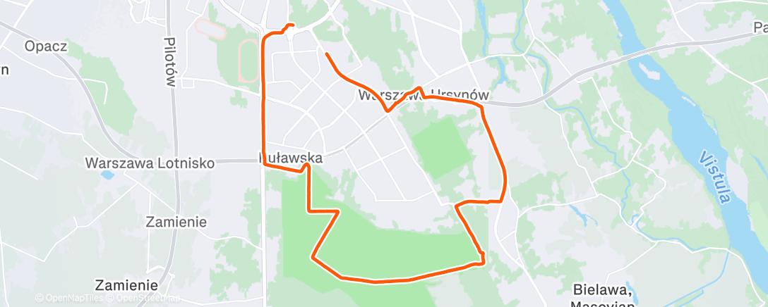 Карта физической активности (#easysunday Afternoon Run)