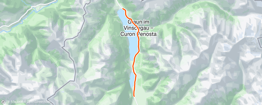 Map of the activity, ROUVY - Lago di Resia & Nauders | Italy