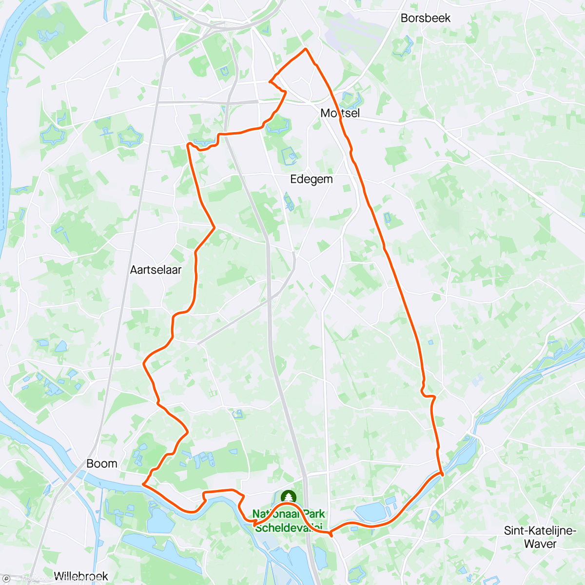 Map of the activity, Fingers crossed for 10/20 miles 🤞