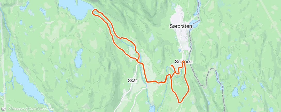 Map of the activity, ⛅ Oslo Evening Ride