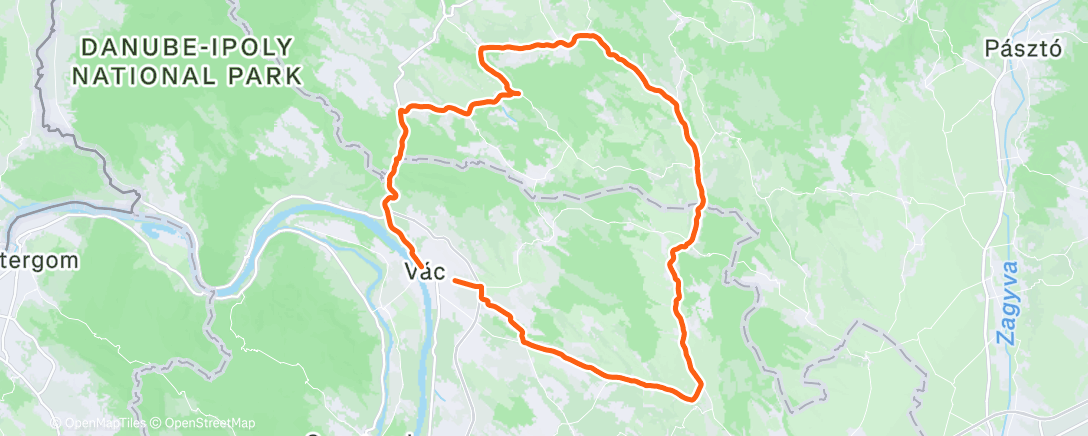 Map of the activity, Morning Ride