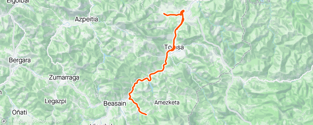 Map of the activity, Bicicleta por la mañana 🌬️🌞