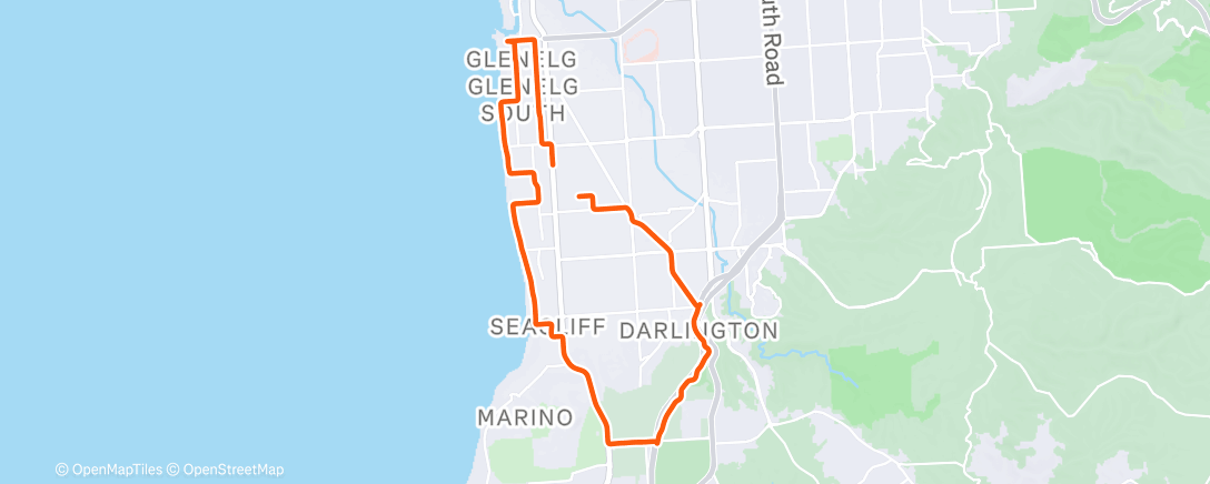 アクティビティ「Morning Ride」の地図