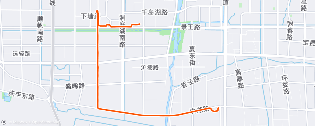 Map of the activity, Morning Ride