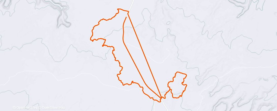Map of the activity, Afternoon Ride