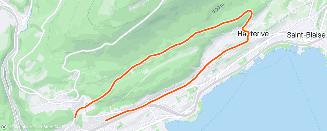 Map of the activity, Last run in 🇨🇭