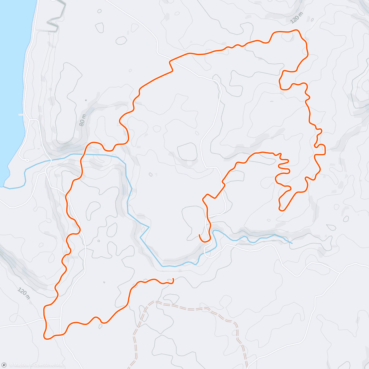 Map of the activity, Zwift - Countryside Tour in Makuri Islands