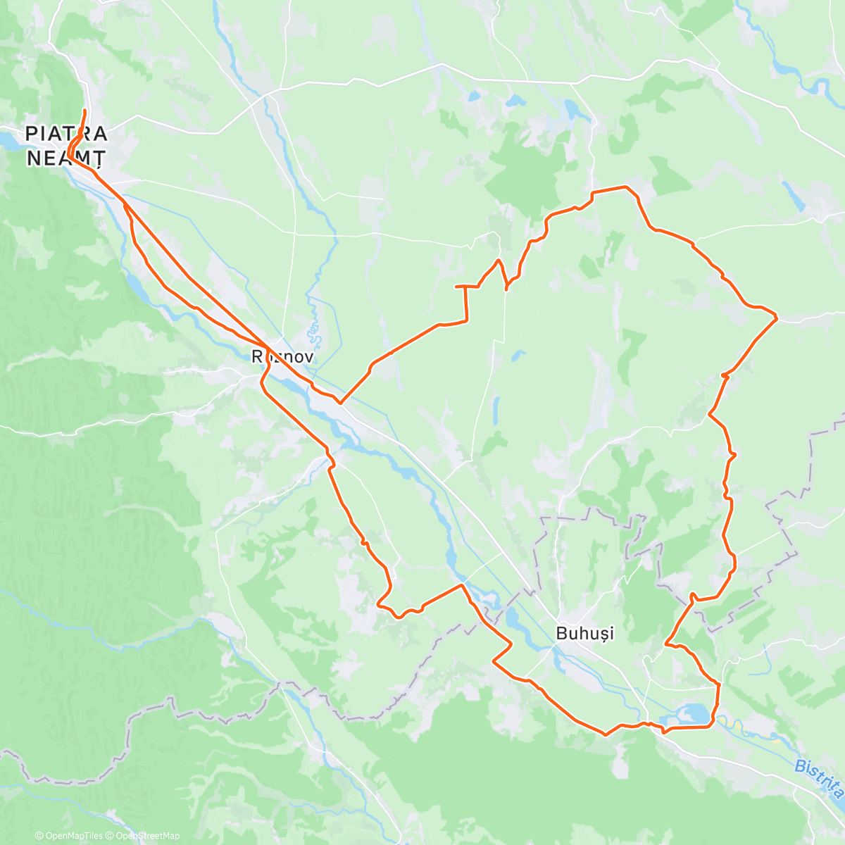 Map of the activity, Buda / Racova / Bahna / Climești / Făurei