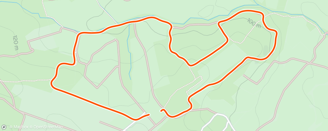 Map of the activity, Parcours rouge testing