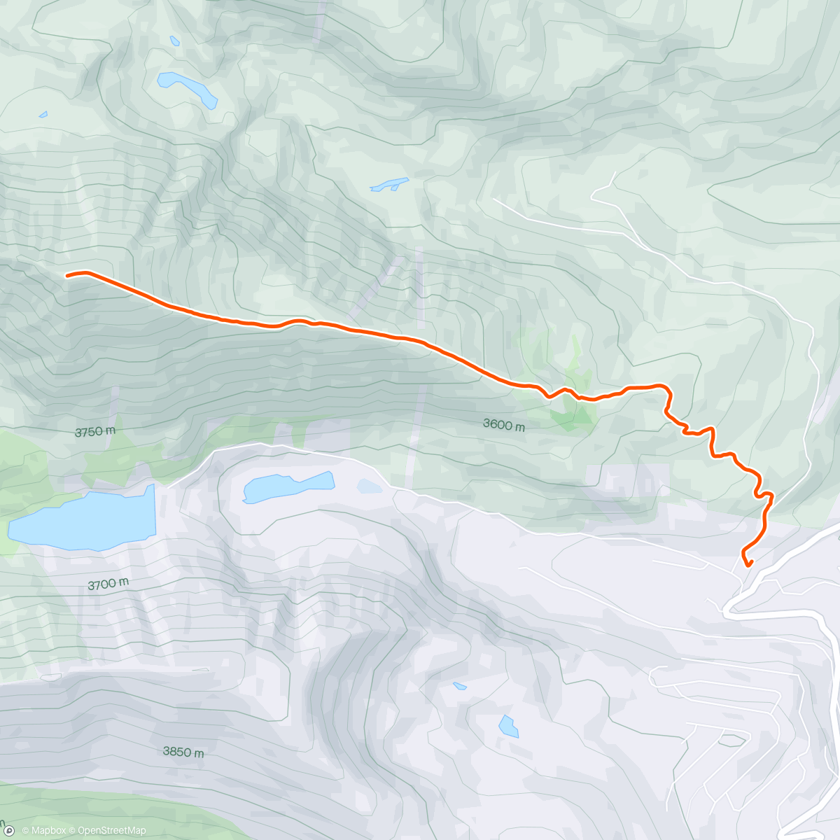 Map of the activity, Quandary Things | Cristo Couloir