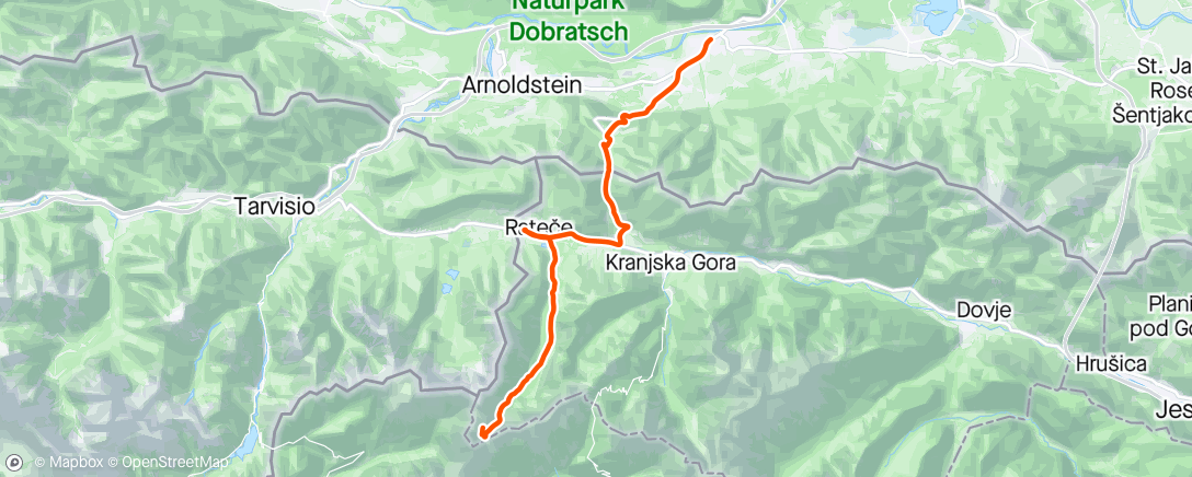 Map of the activity, Skitour am Morgen