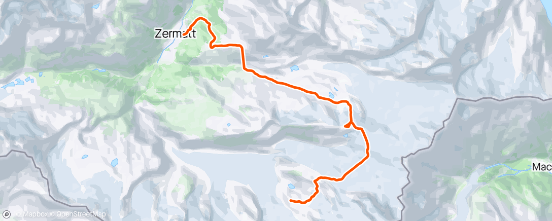 Map of the activity, Stockhornpass
