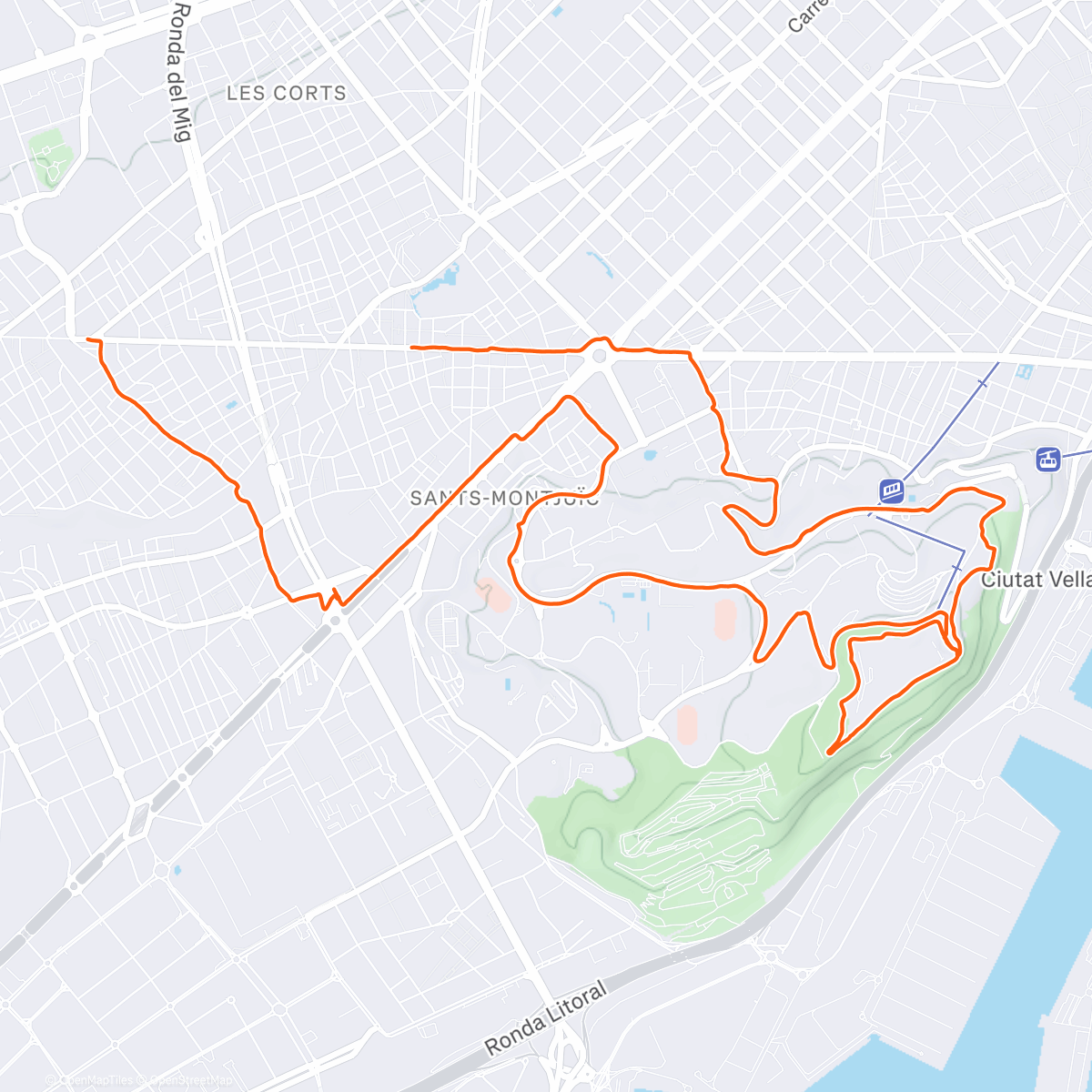 Карта физической активности (City 🏙 and some 🤏 trail)