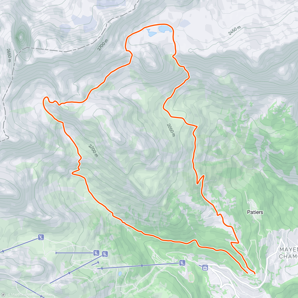 Map of the activity, En mode trail 🤩