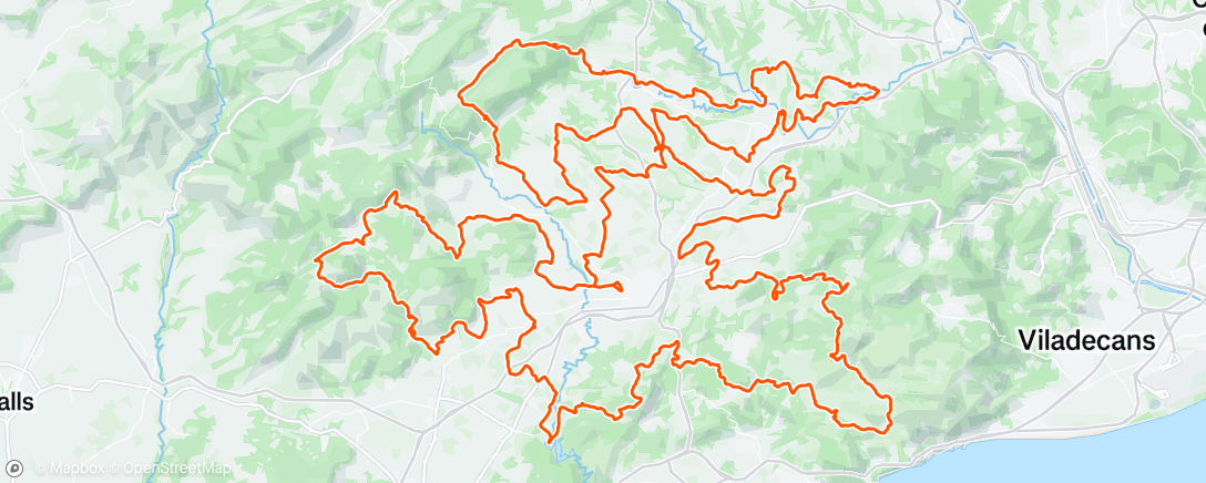 Map of the activity, Gravel Penedès Ancestral 🥈
