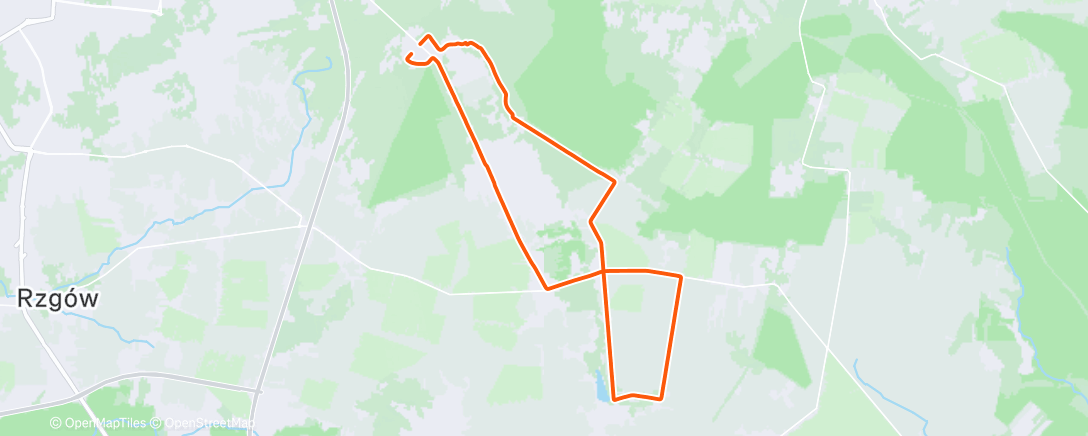 Map of the activity, Afternoon Ride