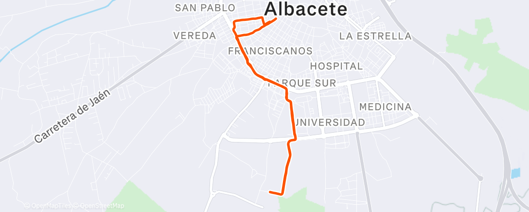 Карта физической активности (Morning Run)