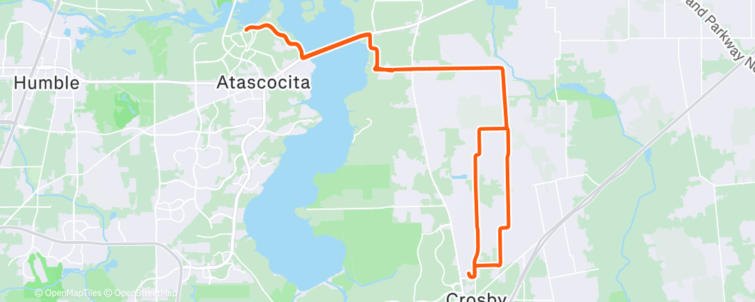 Карта физической активности (Morning Ride)