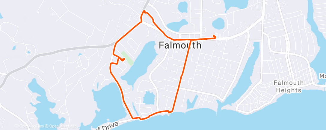 Map of the activity, Lunch Walk