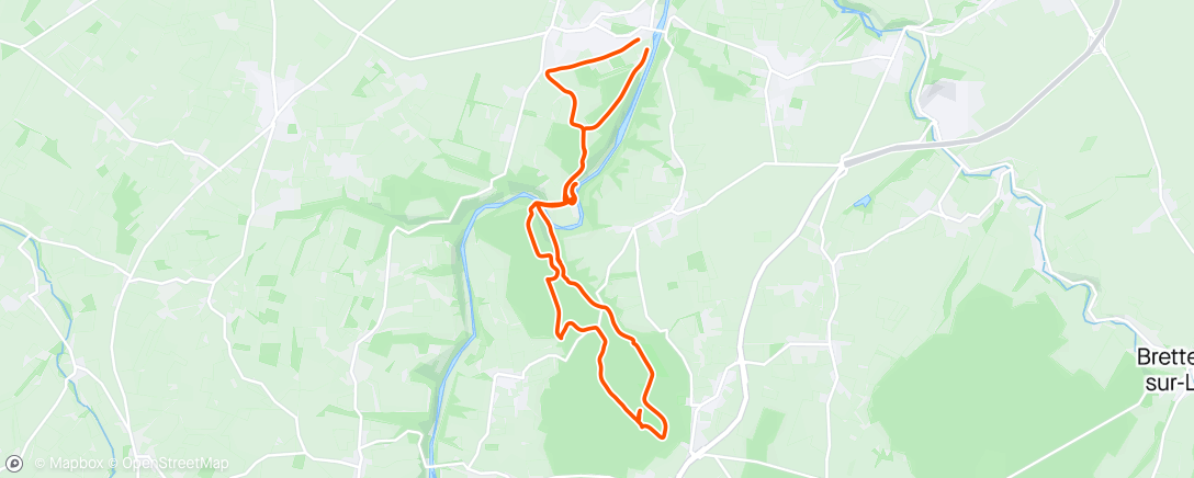 Map of the activity, Run and bike🙂