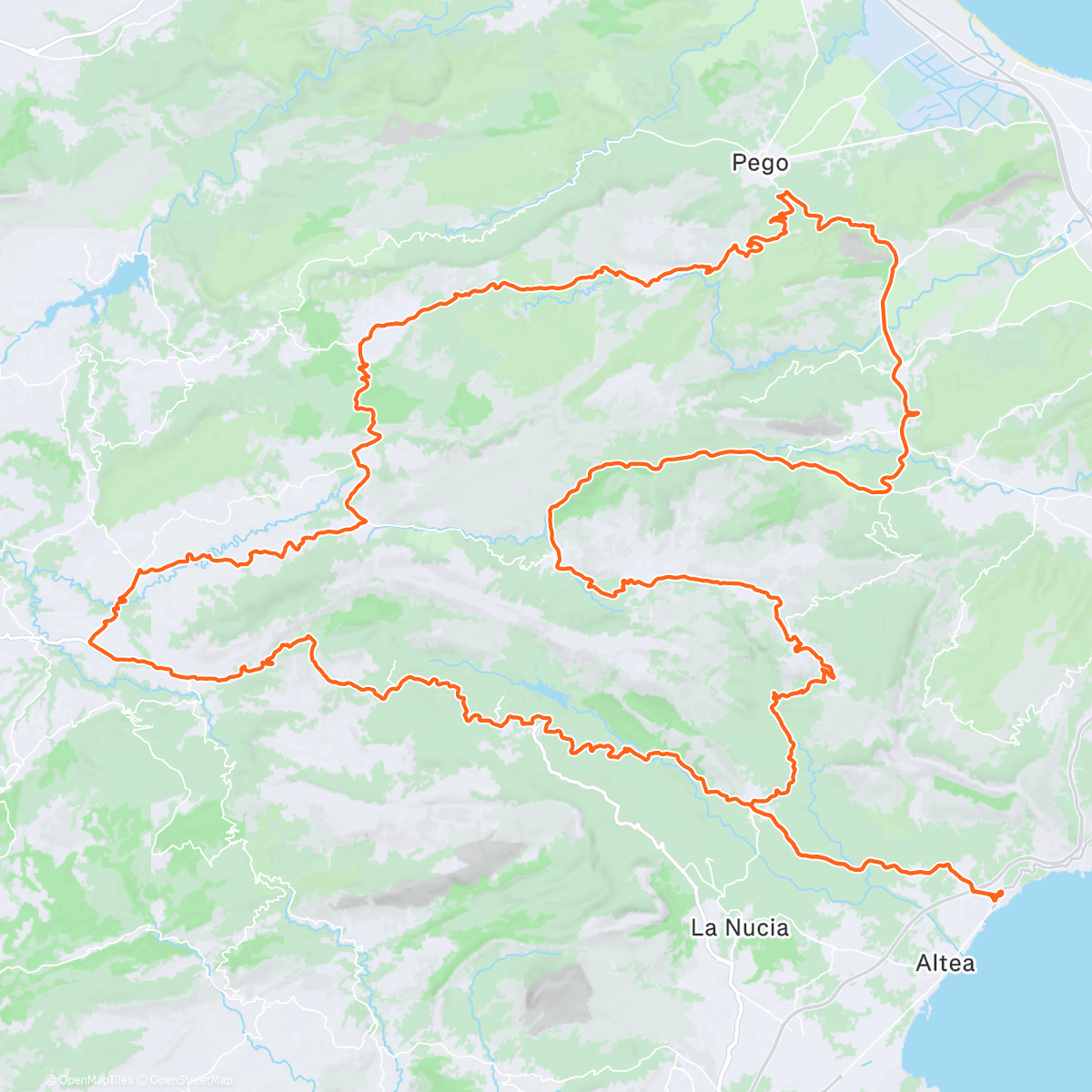 Map of the activity, 1000tss