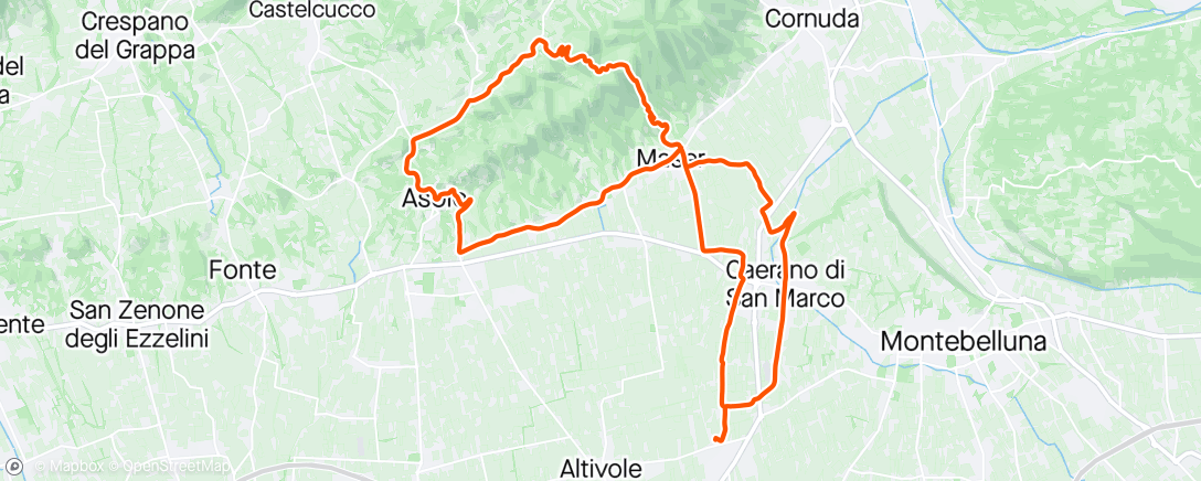 Map of the activity, Spingi spingi spingi