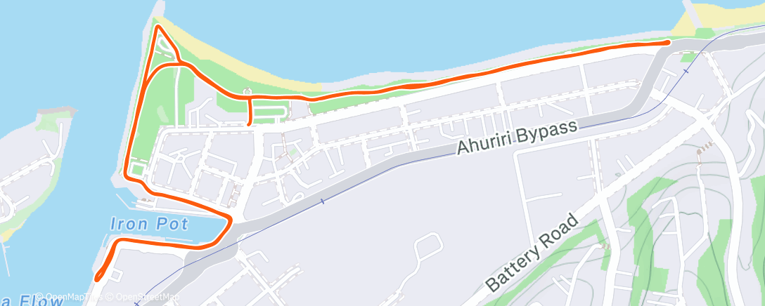 Map of the activity, Carriage run