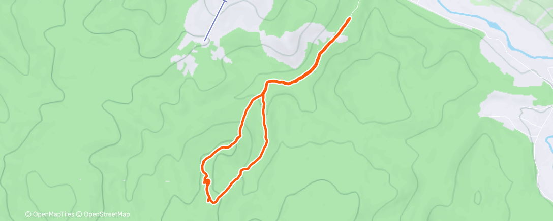 Map of the activity, Трейлраннинг (утро)